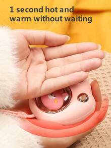 Usb充電貓爪形手暖器,適用於辦公室、學校、女孩電加熱,適用於辦公室房間、臥室、浴室、野營 - 粉色 - 查看 6