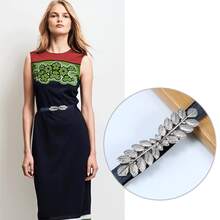 女士細腰帶,與洋裝,毛衣,襯衫搭配,彈性腰帶,可穿戴任何外套的時尚多功能束腰帶 - 藍色 - 查看 5