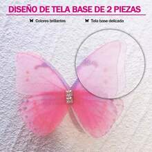 20 Colors Mixed Butterfly Hair Clips Fashion Girls 3D - 多種顏色 - 查看 5