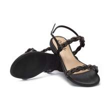 Women Flat Sandals - màu đen - Xem 4