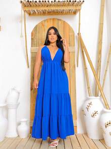 Women Dresses - Xanh đậm - Xem 5