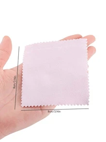 10件/套 绒面擦银布 银饰专用擦拭布 方形擦银布 双面擦镜布 银饰抛光布 绒面亮银布 厨房、浴室、家居、家居用品 - 10pcs - 查看 4