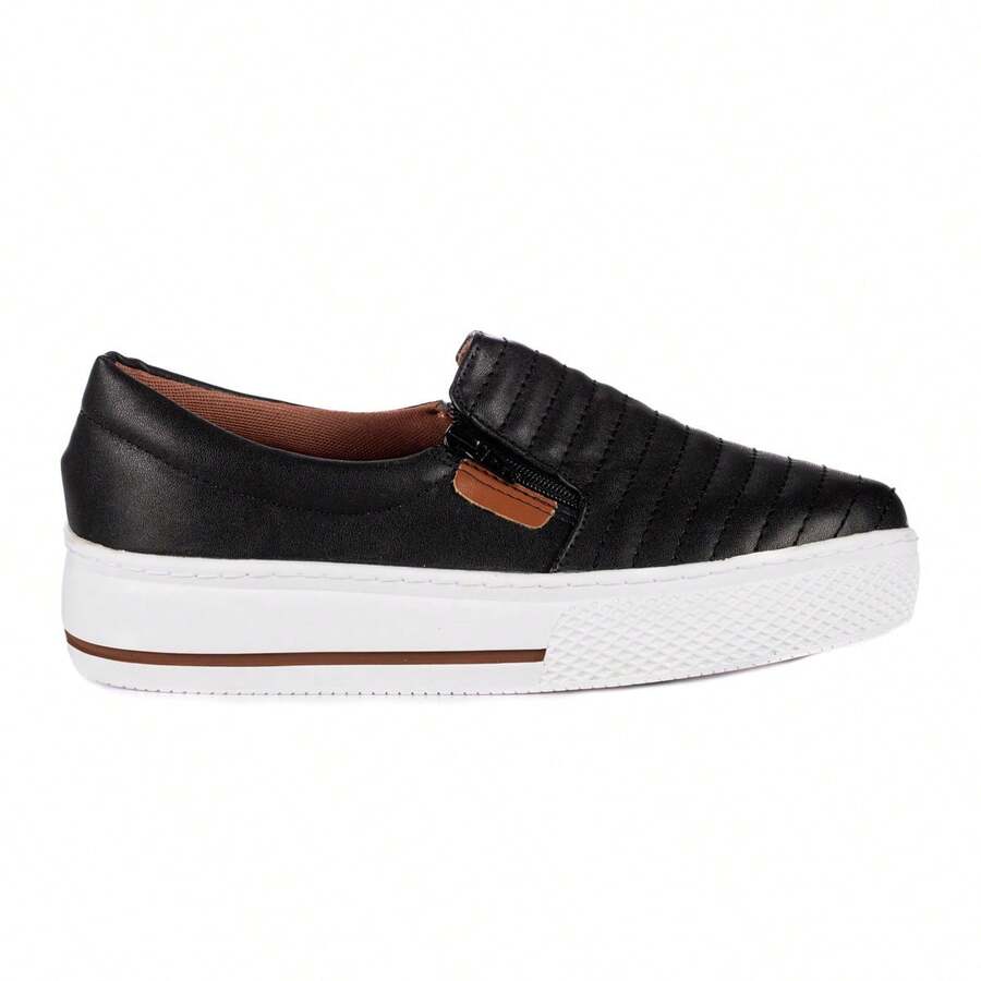 Women Wedge Sneakers - màu đen - Xem 1