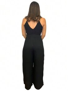 Women Jumpsuits - 黑色 - 查看 2