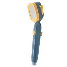 一體成型手持花灑噴頭可有效過濾水中的碎片。易於安裝。通用接口。手持式淋浴噴頭。 4種排水模式。高壓節水淋浴噴頭。手持式淋浴噴頭,海軍藍色 - 彩色 - 查看 2