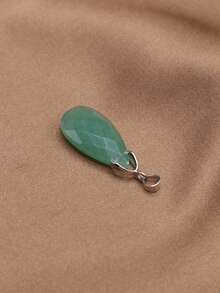 4入組天然石材切面水滴形裸石蛋面奧寶紫晶吊墜,適用於diy項鍊珠寶製作配件、日常禮品 - 4個/包 - 查看 14