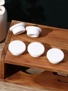 5pcs Silicone Water Sink Plug For Kitchen & Bathroom, Basin Drain Stopper Home Bathroom Decor Summer Back To School