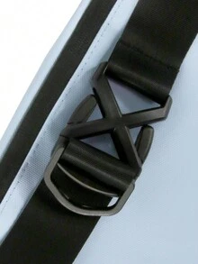 Casual Waist Bag For Men, Shoulder Bag, Crossbody Bag, Fashion Brand Men Chest Bag Bum Bag Fanny Pack Sling Bag Waterproof Lightweight With Adjustable Strap For Travel Vacation Office Supplies Holiday Essentials Nylon Solid Color Casual Valentines Gift Men Gifts Men Accessories For Boys - Mint Blue - View 5