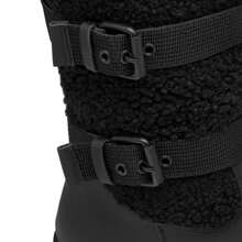 Women's Waterproof Winter Snow Boots With Warm Comfortable Fur Lining, Anti Slip Rubber Mid-Calf Booties Outdoor - Black - View 7