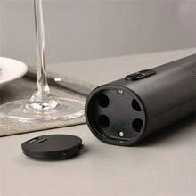 Automatic Corkscrew Electric Wine Bottle Opener - Black - View 4