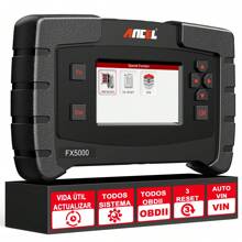 Ancel Fx5000 Herramienta De Diagnóstico De Sistema Completo De Nivel Oe Con Escáner De Código Obd2 Con Funciones De Restablecimiento De Aceite Epb Y Purga De Abs - Negro - Ver 8