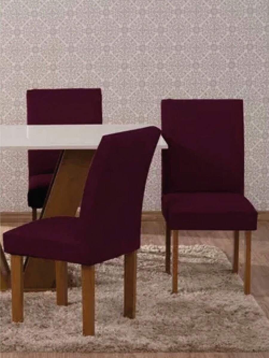 Chair Covers - Burgundy - View 1