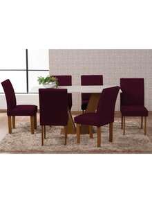 Chair Covers - Burgundy - View 2