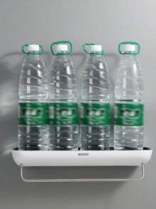 1入組浴室收納盒,壁架無需鑽孔,輕鬆安裝洗手間收納架-無需鑽孔,帶毛巾架的浴室架,洗頭水牆架,易排水耐腐蝕,簡約人體工學淋浴收納盒