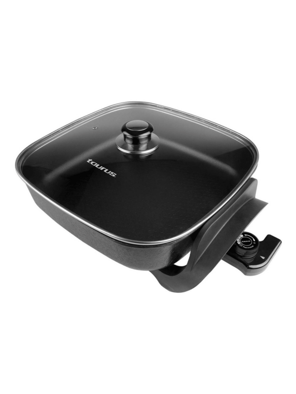 Sartén Eléctrica  A Vapor Taurus Odiseo Negra 2.5l
