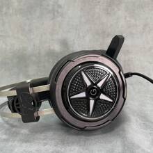 7.1 Channel 3.5mm/usb Led Gaming Headset With Microphone, Over-ear Headphones For Pc/phone/online Courses - Black - View 3