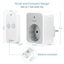 TESSAN Electrical Sockets & Plugs Adaptors - Grey - View 6