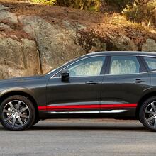 2pcs Car Side Stripe Sticker - Red - Red - View 5