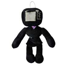 peluche tv woman skibidi - Negro - Ver 1