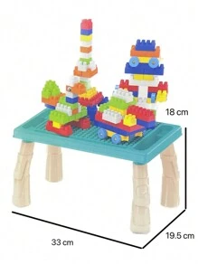 Juguetes de bloques de construcción para decoración de habitación - Multicolor - Ver 1
