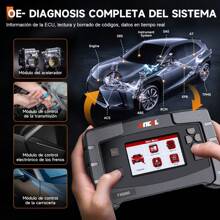 Ancel Fx5000 Herramienta De Diagnóstico De Sistema Completo De Nivel Oe Con Escáner De Código Obd2 Con Funciones De Restablecimiento De Aceite Epb Y Purga De Abs - Negro - Ver 2