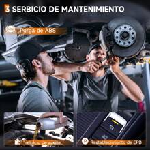 Ancel Fx5000 Herramienta De Diagnóstico De Sistema Completo De Nivel Oe Con Escáner De Código Obd2 Con Funciones De Restablecimiento De Aceite Epb Y Purga De Abs - Negro - Ver 3