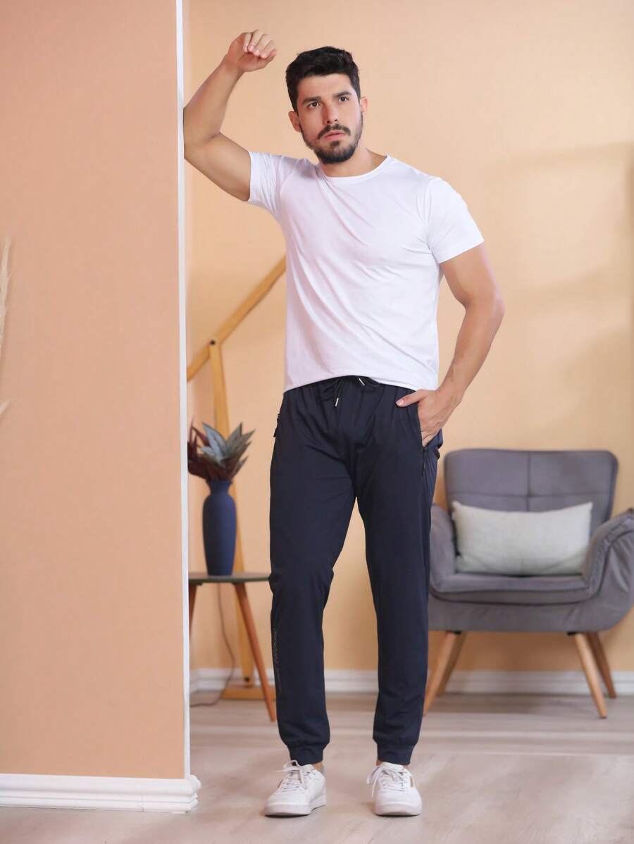 Men Pants - Màu xanh hải quân - Xem 1