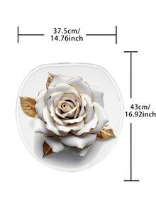 1入組花卉系列數字印花淋浴簾或地墊 - 多樣化色 - 查看 4