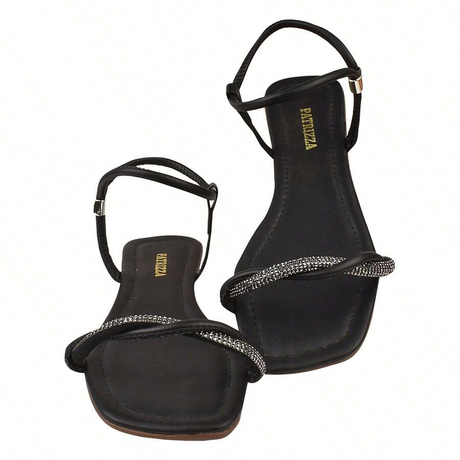 Women Flat Sandals - màu đen - Xem 1