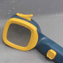 一體成型手持花灑噴頭可有效過濾水中的碎片。易於安裝。通用接口。手持式淋浴噴頭。 4種排水模式。高壓節水淋浴噴頭。手持式淋浴噴頭,海軍藍色 - 彩色 - 查看 3