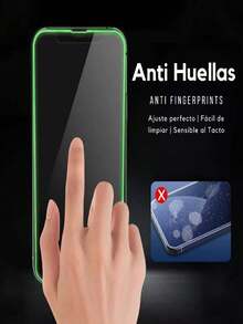 Mica   Cristal Fluorescente Celular Varias Marcas & Modelos Mica Neon De Cristal Protector - Verde - Ver 1