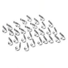 30入組鋅合金古色古銀漁鉤吊墜,適用於手鍊項鍊diy珠寶製作 - 銀色 - 查看 1