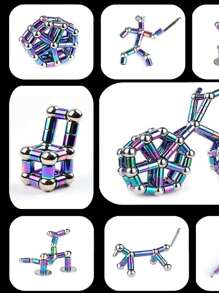 iTechjoy Magnetic Fidget Pen - Relieve Stress & Stay Focused - Gold - View 3