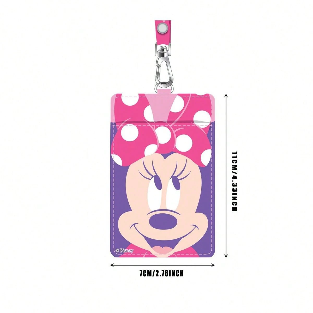 Disney 1pc Officially Licensed Cute Cartoon Lanyard Card Holder