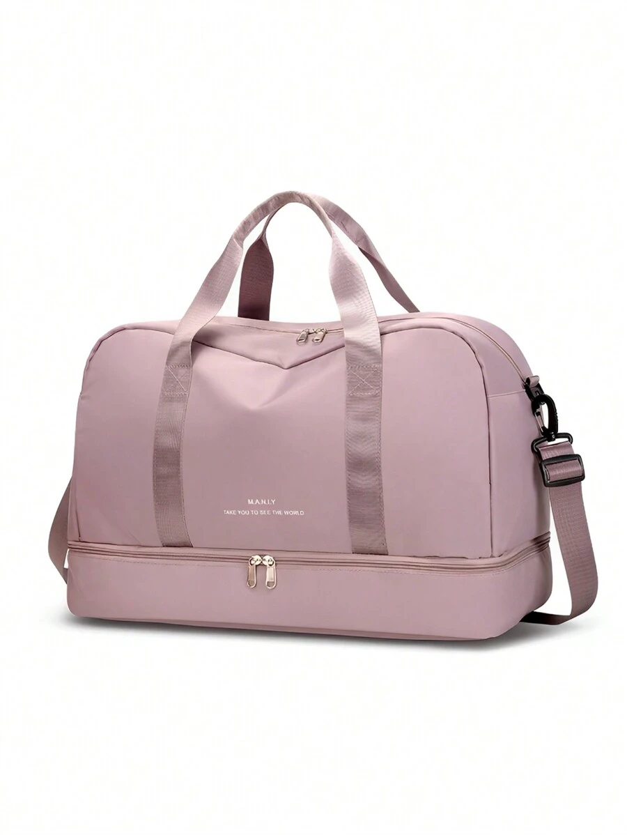 Baila Morena Bolsa baú esportiva nylon resistente à água capacidade grande de mão de ombro alça transversal ajustável porta tênis bolso impermeável