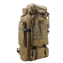 1PC 80L Water-Proof Camo Backpack Hiking Camping Backpack Travel Rucksack Outdoor Sports Climbing Bag Travel Backpack Backpack Fishing Valentines Gifts College Bag Thanksgiving Holiday Computer Large Capacity Travel Multifunctional Outdoor Water-Proof Camping Hiking Student Multi-Functional Portable Fashionable Casual Vacation Funny Gifts Christmas Side Bags Satchel Bag Hip Bag Travel Essentials School Bag Travel Bag Gym Bag Sports Bag Summer Brown Bag Back To School Beach Bag Laptop Case The Sporty Life Summer Bag Springbreak Men Bag Pack Hiking Bag Weekend Bag Backpacks Travel Must Haves Large Bag Step Into Spring Vintage - Brown - View 1