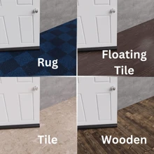 Door Protector And Dust Cover, Under Door Air Stopper, Waterproof, Upgraded Adjustable With Noise Blocking, Door Protector And Dust Cover, Under Door Door Stopper, Double Edge Design - 黑色 - 查看 7