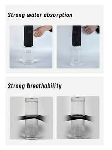 1個運動肘部支撐護具和腕帶套,適用於健身訓練 - 黑色 - 查看 6