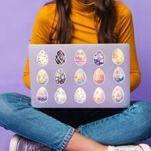 50pcs Easter Egg Stickers - Multicolor - View 4
