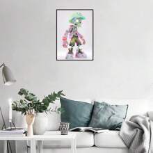 小型喪屍鑽石畫套件diy 5d鑽石畫1pc,適用於家居牆壁裝飾,聖誕裝飾,手工藝術,節日禮物,不含框架的鑽石畫帆布適用於鑽石畫愛好者 - 杏色 - 查看 2