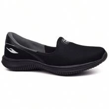 Women Wedge Sneakers - 黑色 - 查看 1