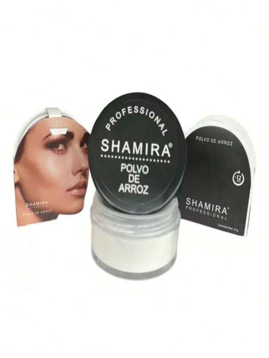 POLVO TRASLUCIDO DE ARROZ BLANCO SHAMIRA 25G - Blanco - Ver 1
