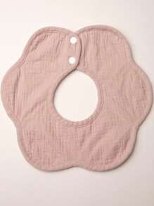 5入組/套雙層紗布與凹凸絨毛嬰兒圍兜,適用於嬰兒流口水及餵食,全季適用 - 彩色 - 查看 4