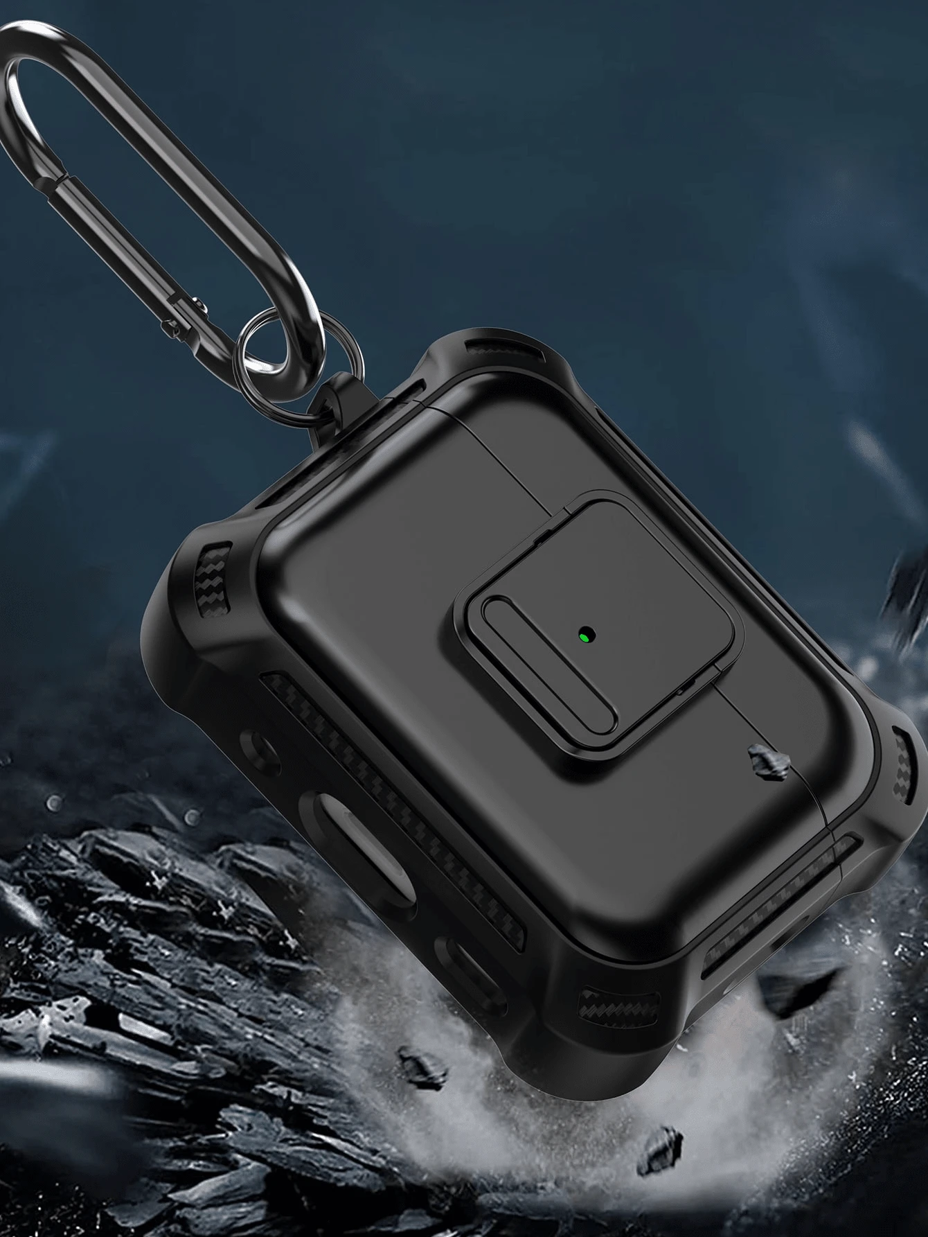 Funda Para Airpods, Funda Air Pod Para Mujeres Y Hombres, Funda Protectora A Prueba De Golpes Para Ipod Con Llavero, Compatible Con Apple Airpods De 2ª Generación, Funda De Carga 2 Y 1 Para Airpods1/2 Airpods Pro
