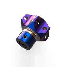 1入組藍色燒藍鈦CNC鋁合金摩托車鑰匙套，越野車、電動自行車、機車、摩托車、街車等一般用途 - 藍色 - 查看 6