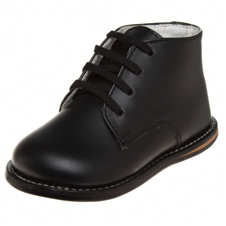 Infant And Toddlers' Medium Width Classic Walking Shoes - 黑色 - 查看 1