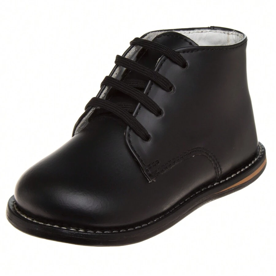 Infant And Toddlers' Medium Width Classic Walking Shoes - 黑色 - 查看 1