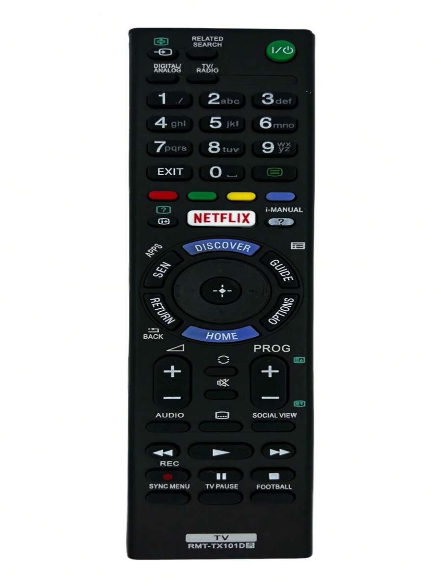 Universal  Smart TV Remote Control - Black - View 1