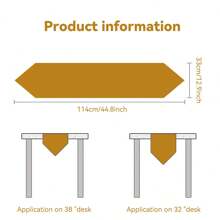 1pc Rectangle Polyester Lace Tablecloth, Bohemian Style Table Runner, Classic And Elegant, Suitable For Festival Party Decoration, Restaurant, Coffee Shop And Home Decor - C - View 2