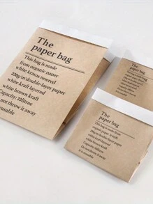 1 Pack Dried Flower Packaging Bag English Hug Bag Holiday Gift Box Bouquet Bag - Ginger - View 3